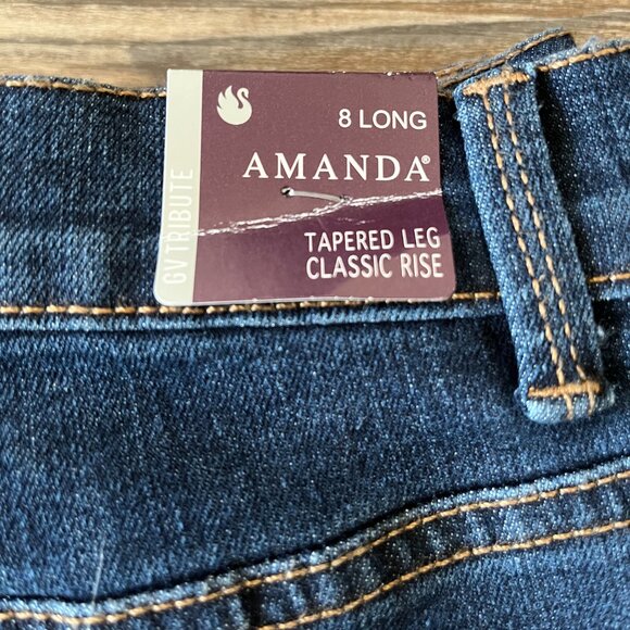 Gloria Vanderbilt Jeans - Women Size 8 Long(28" Waist, 32" Inseam) - Amanda - Picture 2 of 5